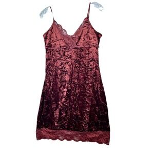 Vintage Y2K Charlotte Russe Velvet Burnout Mini Dress Gothic Fairy Sexy Fitted M